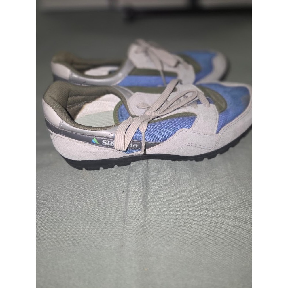 Shimano SH-M030  Mountain Bike Shoes Blue Gray Suede SPD Cycling Mens 39